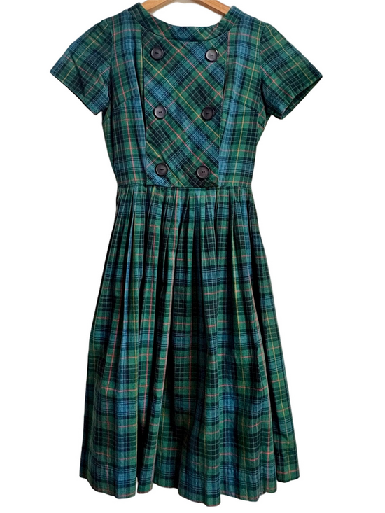 Betty Barclay Dresses & Skirts - 1960s vintage SIXTIES SCHOOLGIRL Betty Barclay Plaid day dress XS/sm